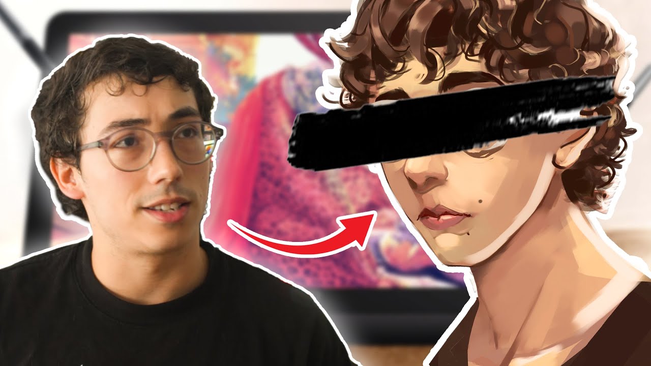 Me hice un autoretrato PERO sin voltearme a ver - XP Pen Artist Pro 19 2nda gen Review