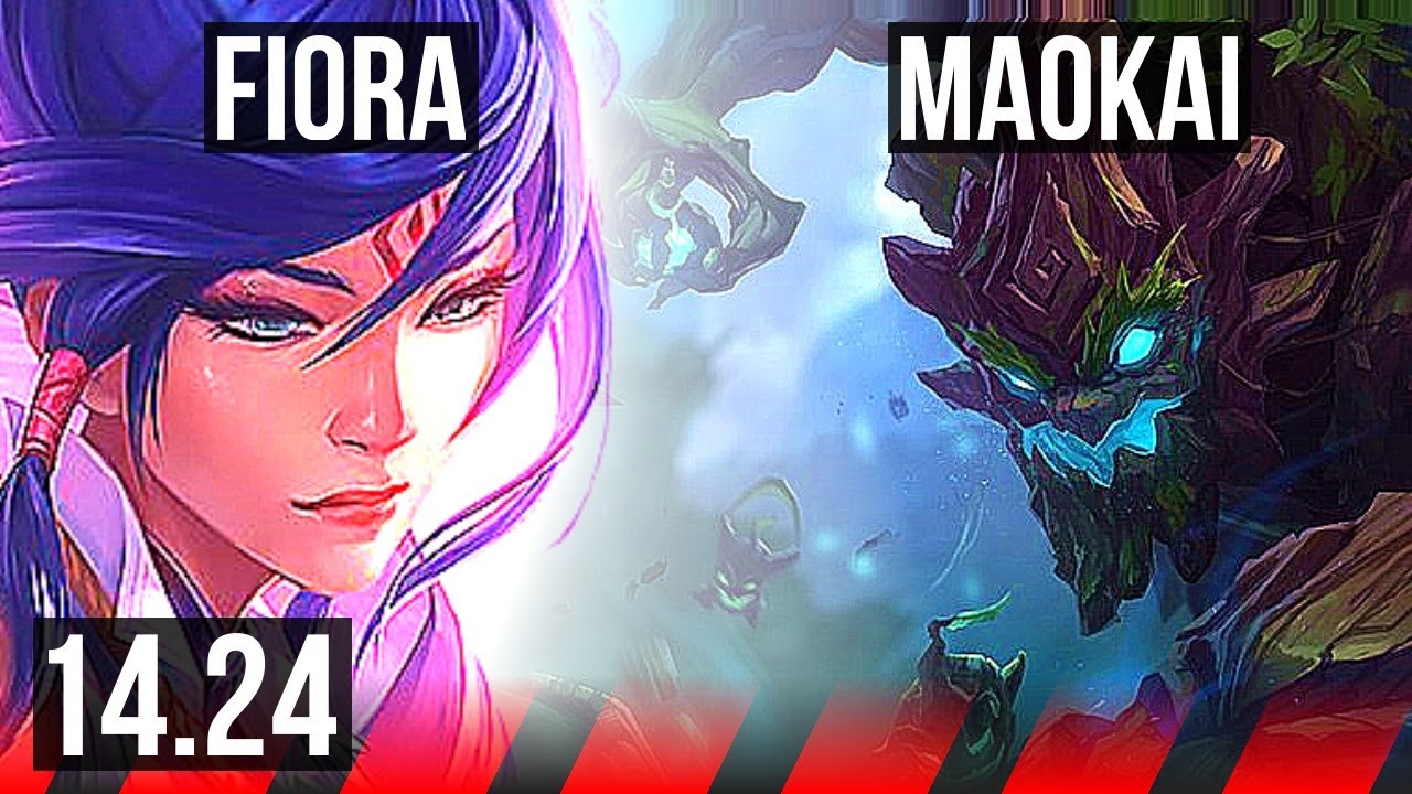 FIORA vs MAOKAI (TOP) | 3/1/2 | KR Diamond | 14.24