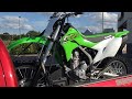 Riding my new Kawasaki KLX300R for the first time