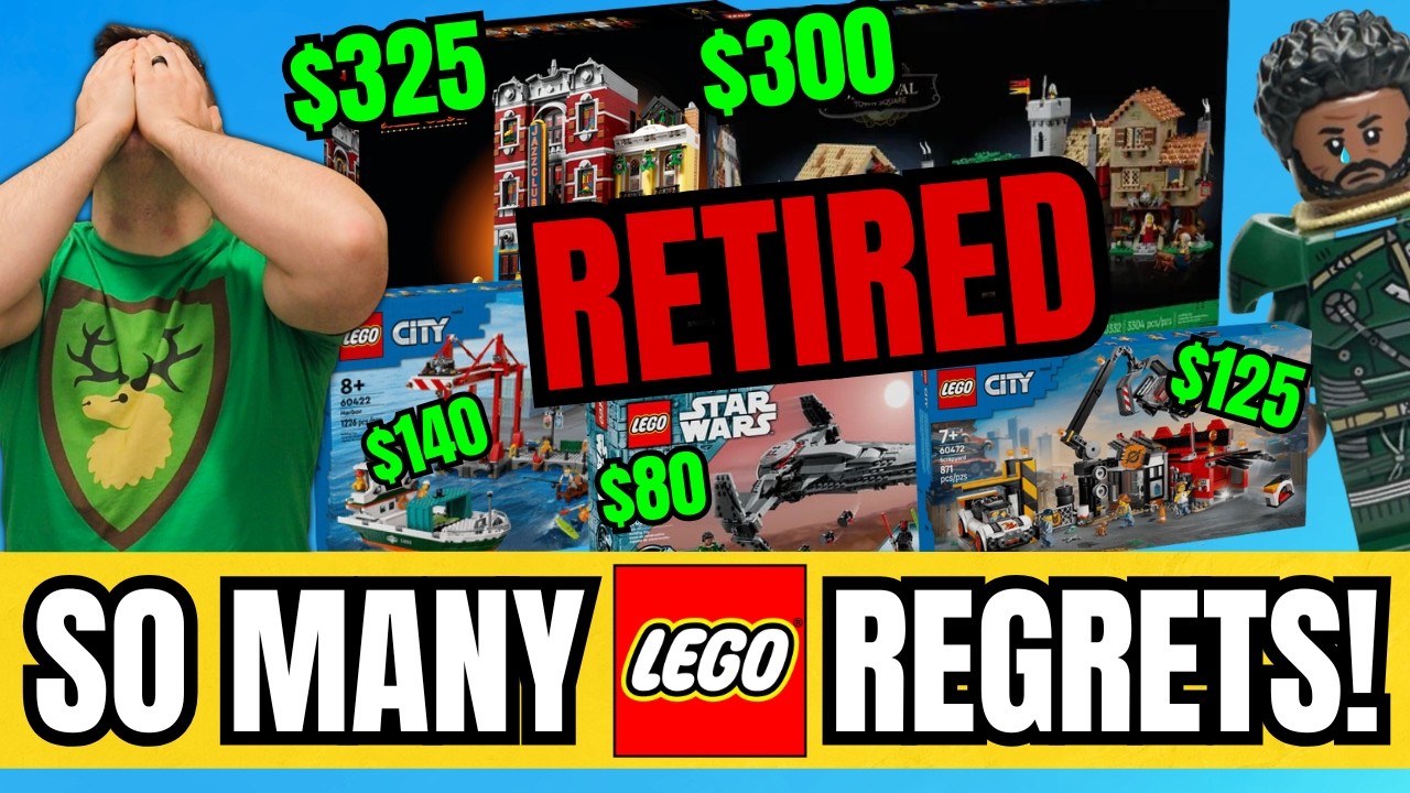 Эти наборы LEGO были сняты с производства ещё до того, как мы успели их купить...