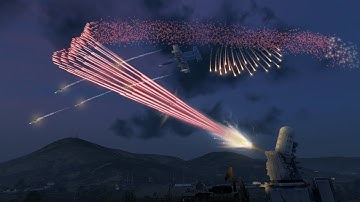 A-10 Warthog Dodges Massive C-Ram Bullet Stream - Tracer - Military Simulation - Arma 3