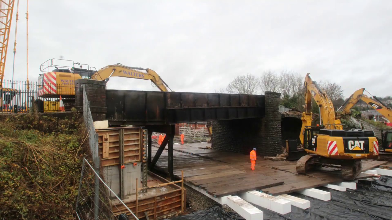 Time-Lapse Example: Somerton Road Bridge Replacement, Newport
