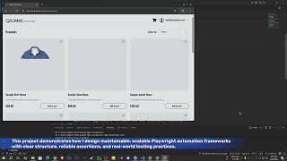 End-to-End UI Automation Framework with Playwright + JavaScript  Full Project Walkthrough