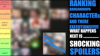 DANGANRONPA CHARACTER/EXECUTION TIERLIST*SPOILERS FOR ALL GAMES*