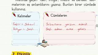 2 Sinif Turkce Ders Kitabi 3 Tema Cimrinin Kedileri Metni Etkinlik Cevaplari Sayfa 95 105 Eba Youtube
