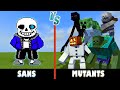 Sans vs. Mutant Creatures | Minecraft (Hmm!?)