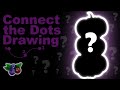 Connect the Dots Drawing - MYSTERY HALLOWEEN - How to draw step by step