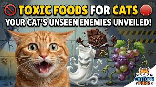 NEVER Feed Your Cat These 5 Foods! (Vet Warning) ⚠️ Warning Never Feed Your Cat These 5 Toxic Foods