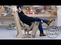 [woodworking] flexible chair from plywood