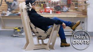 [woodworking] flexible chair from plywood