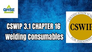 Welding Consumable CSWIP Chapter 16.