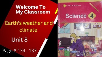 Afaq sun series class 4 unit 8 earth