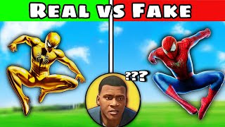 REAL SPIDERMAN vs FAKE SPIDERMAN