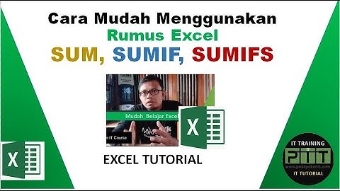 Cara Mudah Belajar  Rumus Excel SUM SUMIF SUMIFS | Penjualan Barang Elektronik