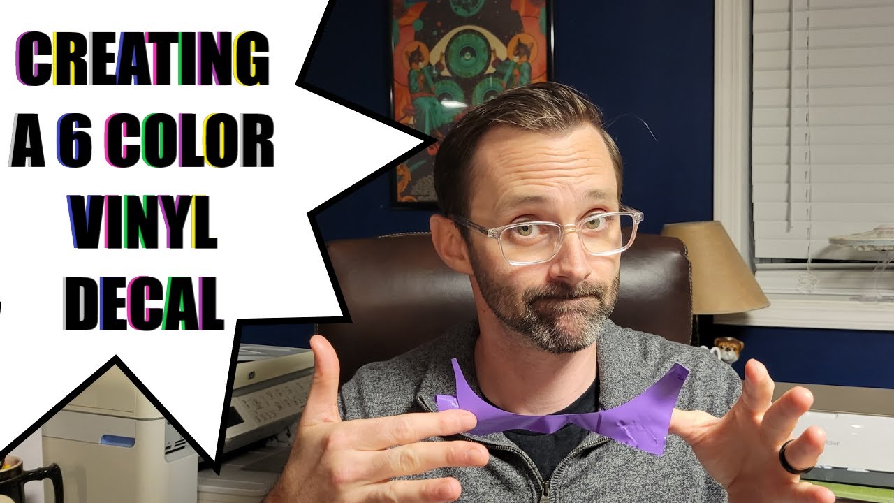 Creating a Multicolor Vinyl Decal YouTube