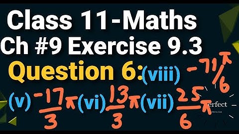 Exercise 9.3 class 11 maths Question 6 Chapter 9 in Urdu and Hindi || 9.3 exercise inter part 1