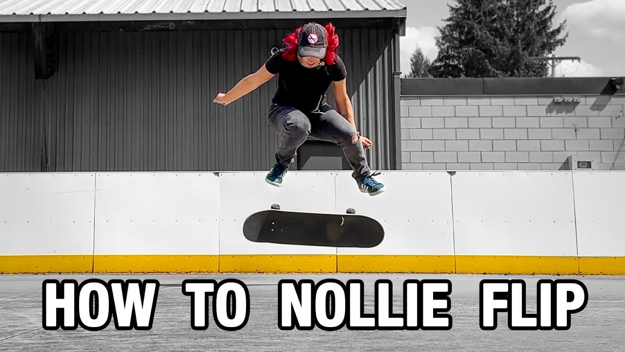 Как сделать Nollie Kickflip (подсказка)