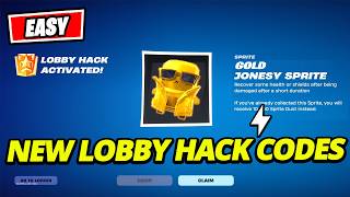 How to EASILY get Gold Jonesy Sprite FOR FREE - NEW LOBBY HACK CODE ADDED!! - Fortnite Secret Codes