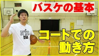 どこにいけばいいかわからない人必見！！超基本！試合での動き方を簡単マスター！バスケ練習方法！初心者でも上手くなる！