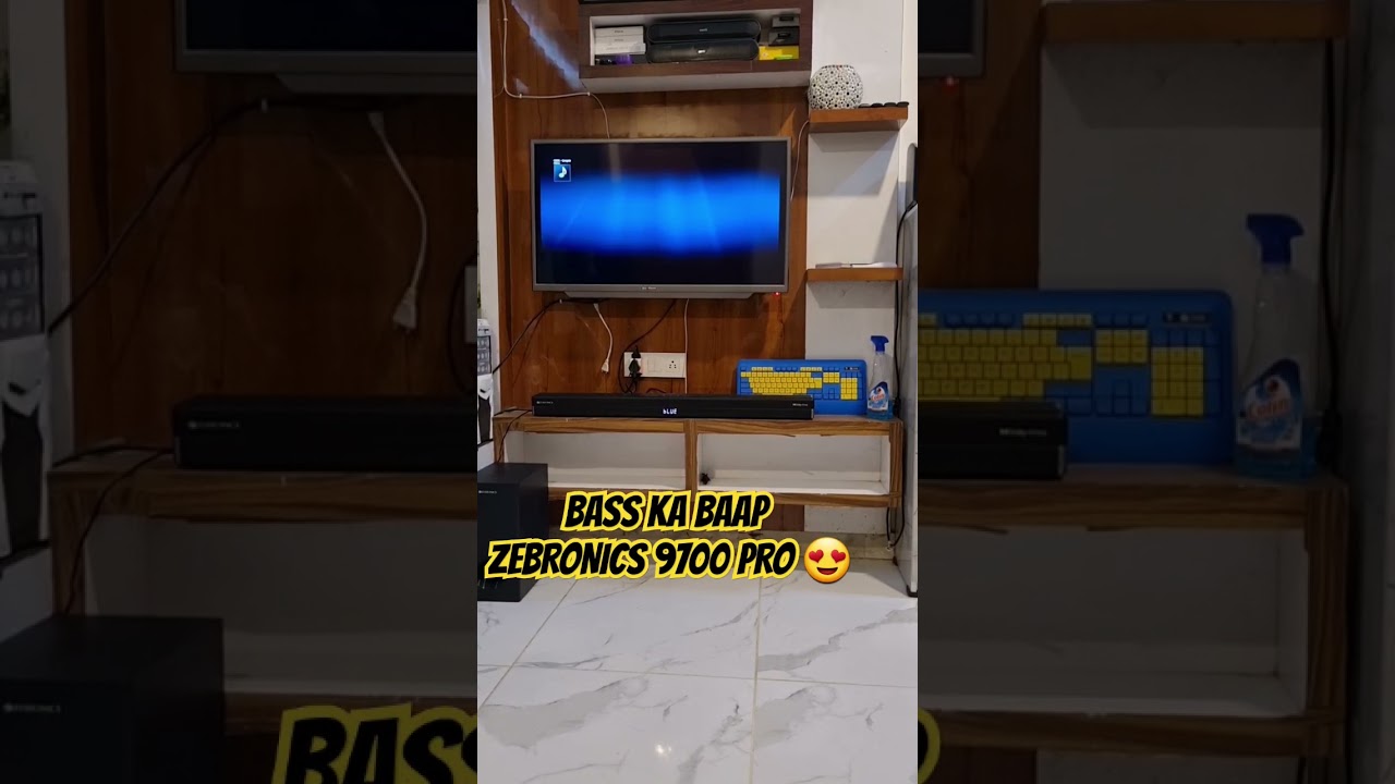 zebronics 9700 pro Dolby atmos soundbar bass test amazing 😍