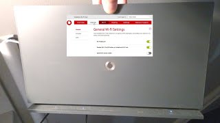 Vodafone Wi-Fi Hub THG3000 Router and web interface. screenshot 3