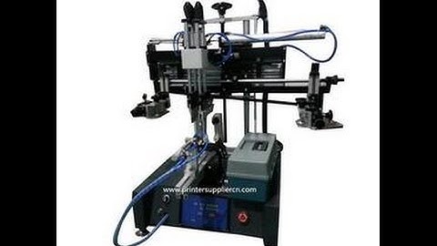 Tabletop Medical Bottle Screen Printing Machine,Screen Printer Machine for Round /Coned Container