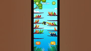 Bird Sort Puzzle Level 189 Gameplay Android IOS
