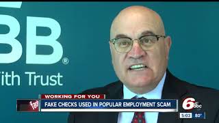 Man is out nearly $1,600 after fake check scam