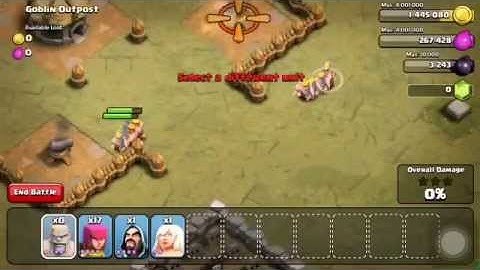 Clash of Clans Level 3: Goblin Outpost (walkthrough)