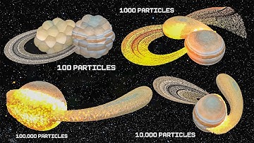 What Happens When Jupiter and Saturn COLLIDE with 100000 PARTICLES