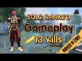 B2k        free fire solo ranked full game