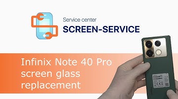 Infinix Note 40 Pro screen glass replacement