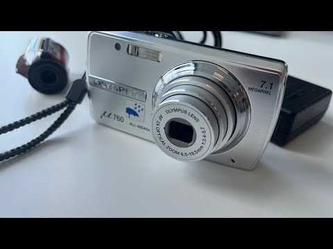 【動作確認済】 Olympus μ【mju:】 G0409-277-1p Olympus mju 760 old digital photo camera 7.1MPx AF zoom 3x optical