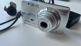 Olympus mju 760 old digital photo camera 7.1MPx AF zoom 3x optical lens all-weather compact