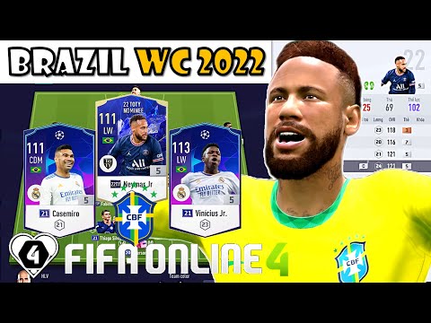 Video Xây Dựng & Trải Nghiệm Đội Hình BRAZIL WORLD CUP 2022... - youtube
