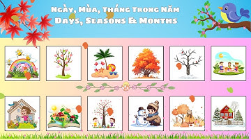 📅 Học Ngày, Tháng, Mùa Cho Bé | Days, Months & Seasons 🐻 | Oh Vui Kids