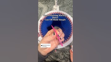 Sentro Knitting Machine Basics: Cast Off Made Simple #sentroknittingmachine