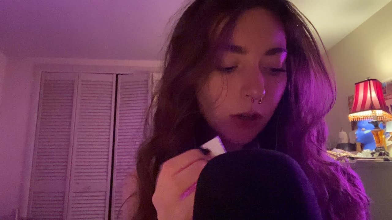 asmr gum chewing and whispers :)