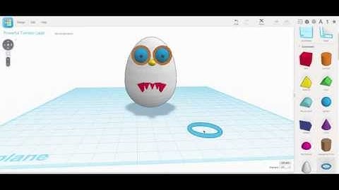 3D Design on TinkerCad - Time Lapse Building a Monster