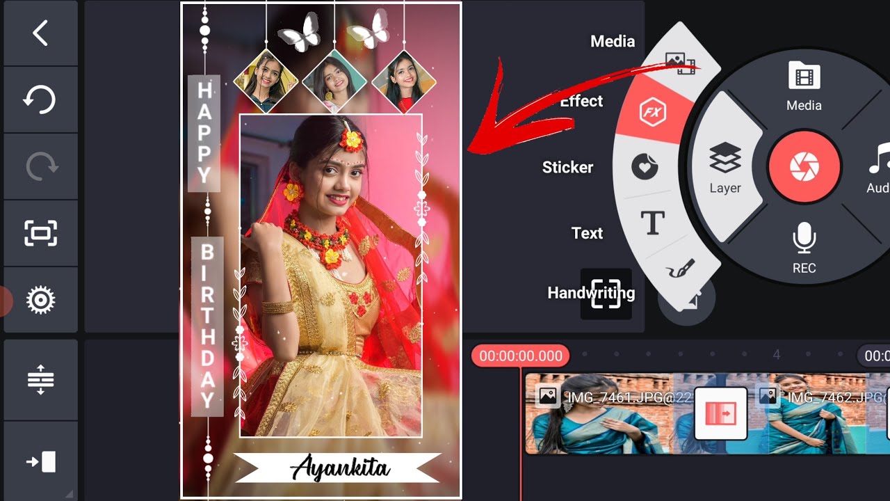 Birthday Video Editing | girlfriend birthday status editing ...