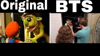 SML Movie: Zombie Jeffy! BTS and Original Side By Side!