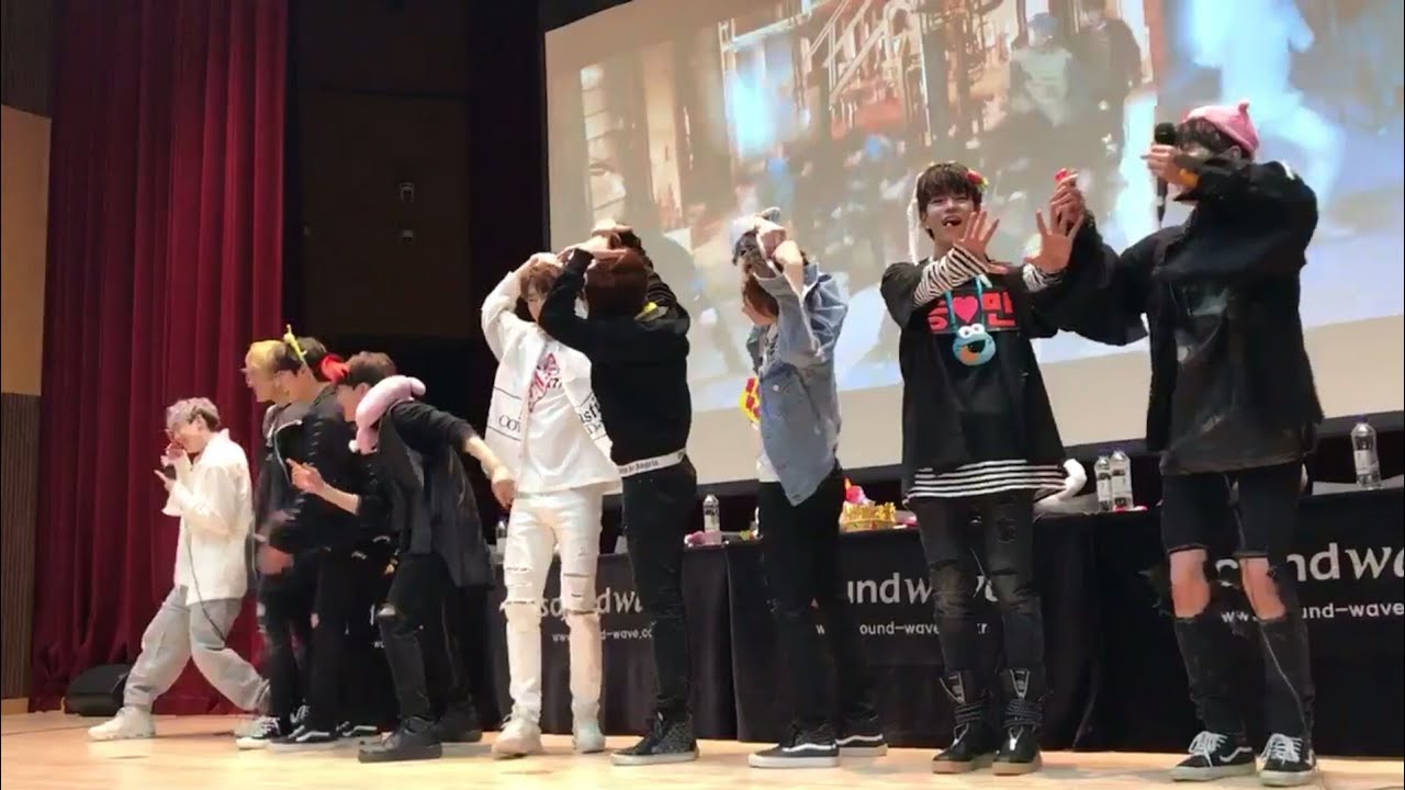 180113 Stray Kids 1st fanmeeting event @Kobacohall