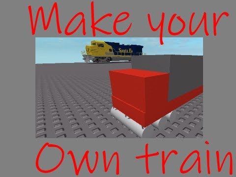 Roblox Studio Tutorial How To Make Your Own Train With Only Welds And Parts Youtube - roblox studio add train tracks