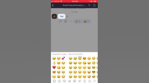 How to add a REACTION to ZOOM MESSAGE?