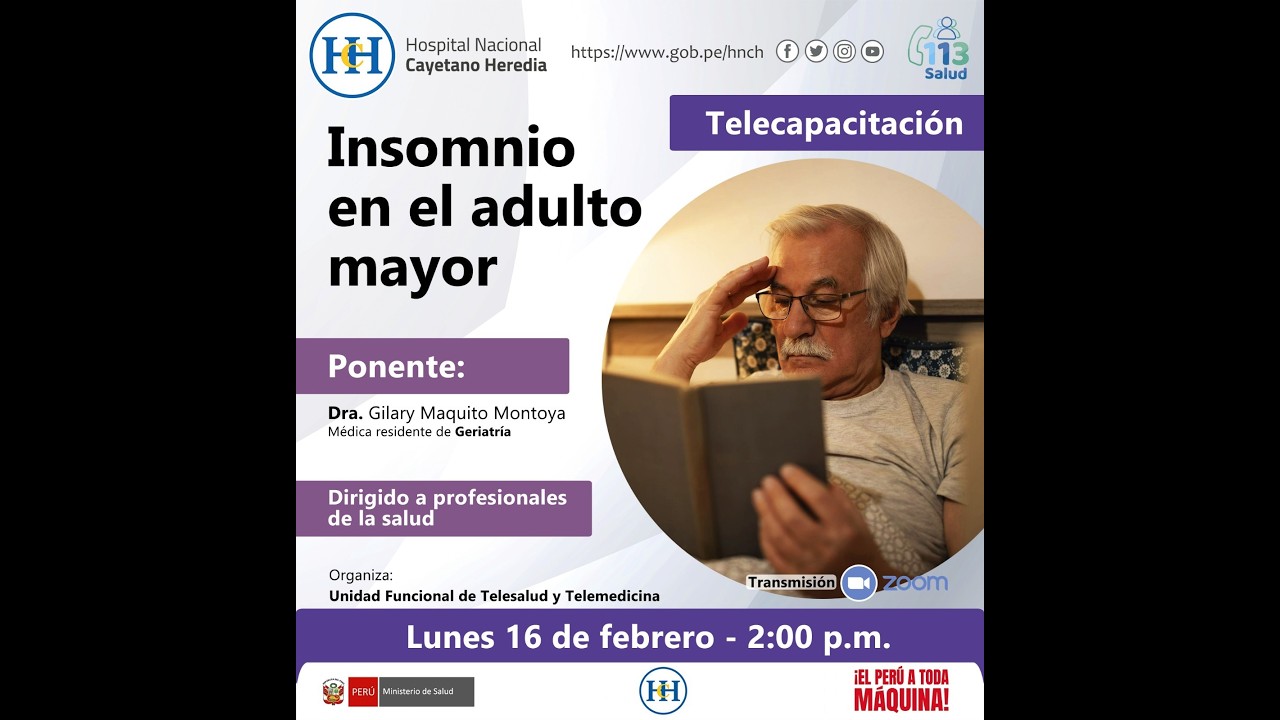 Insomnio en el adulto mayor