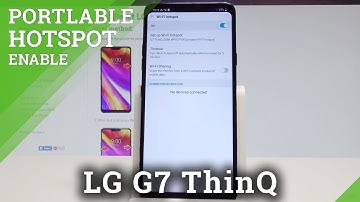 How to Enable Portable Hotspot on LG G7 ThinQ - Share Wi-Fi |HardReset.Info