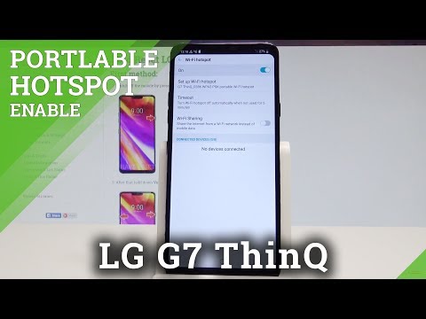 How to Enable Portable Hotspot on LG G7 ThinQ - Share Wi-Fi |HardReset.Info