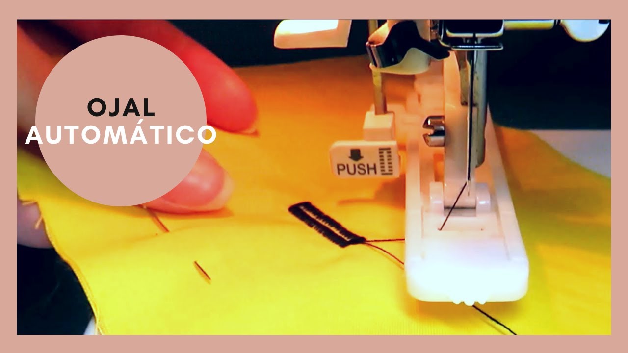 Cómo hacer ojales a máquina en un solo paso