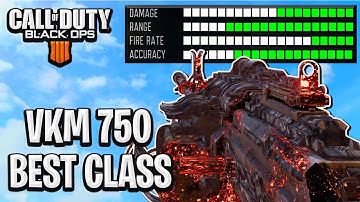 VKM 750 is OVERPOWERED.. (BEST VKM 750 CLASS SETUP) - COD BO4
