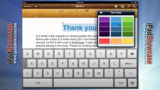 PAGES: WORD PROCESSOR FOR IPAD AND IPAD 2 - APP TOUR screenshot 1